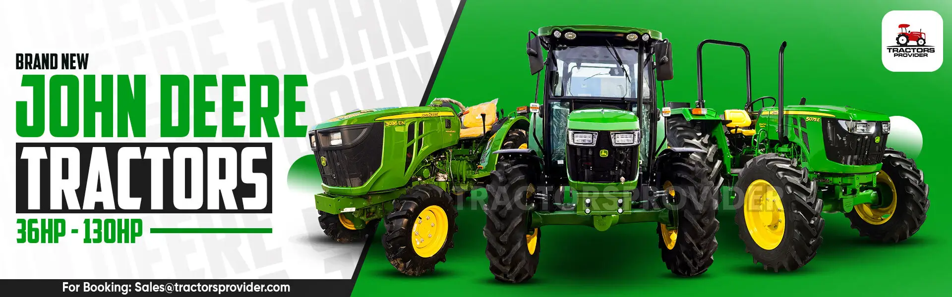 John Deere Tractors at Tractors Provider