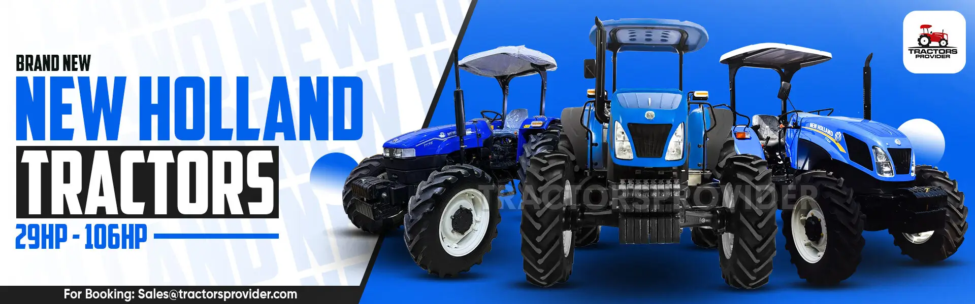 New Holland Tractors at Tractors Provider